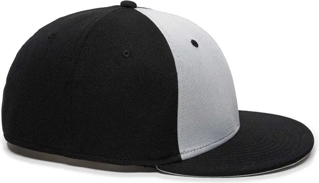 OC Sports TGS1930X Proflex Bamboo Charcoal Flat Visor Cap - Lt Gray Bk