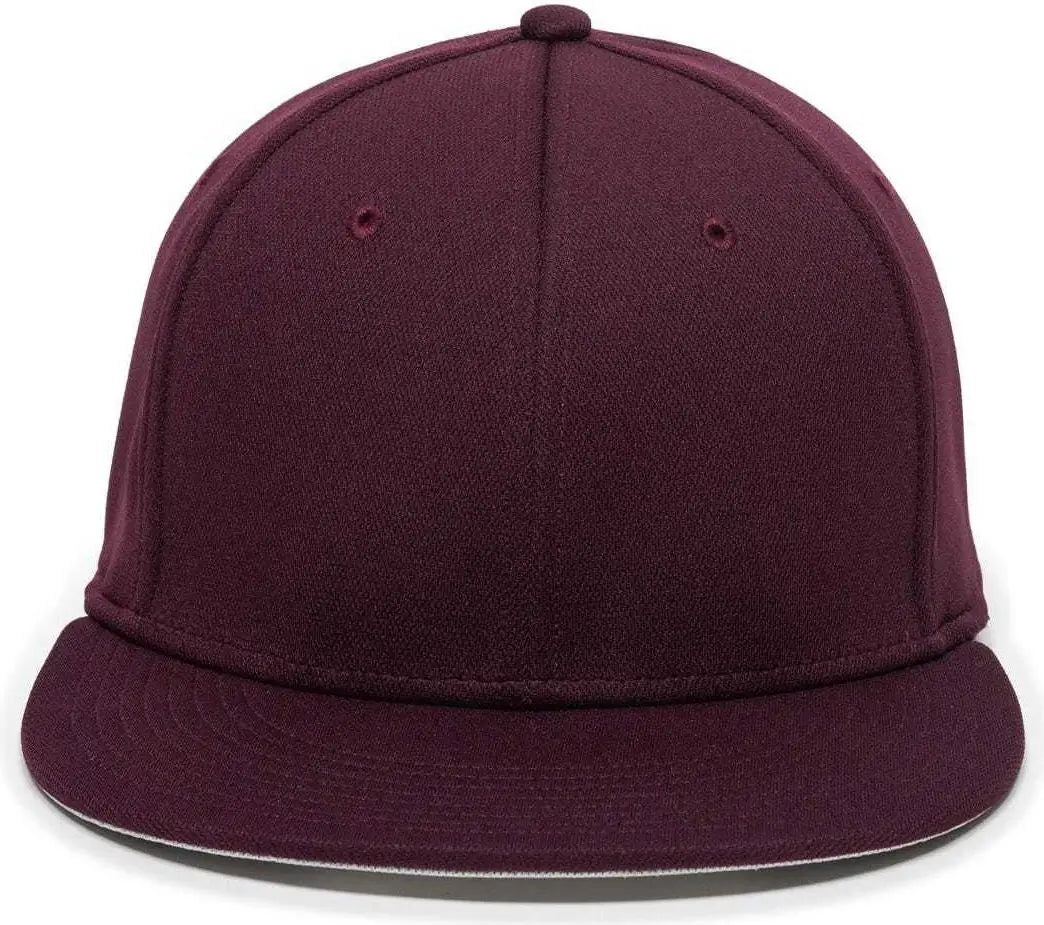 OC Sports TGS1930X Proflex Bamboo Charcoal Flat Visor Cap - Maroon