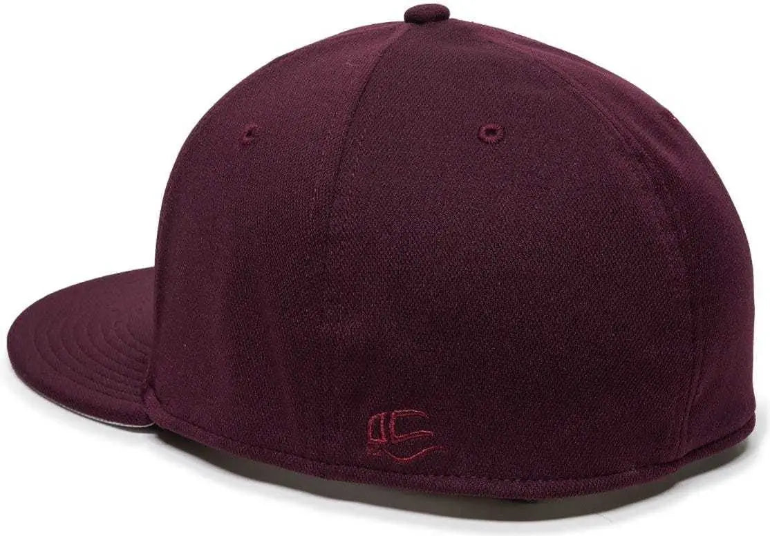 OC Sports TGS1930X Proflex Bamboo Charcoal Flat Visor Cap - Maroon