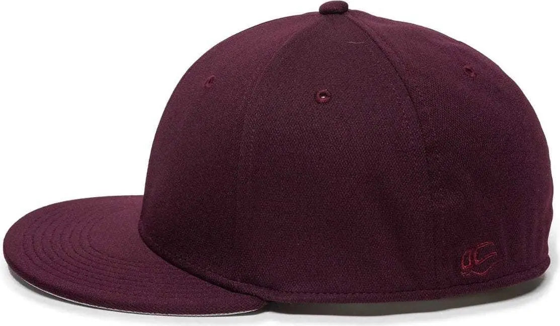 OC Sports TGS1930X Proflex Bamboo Charcoal Flat Visor Cap - Maroon