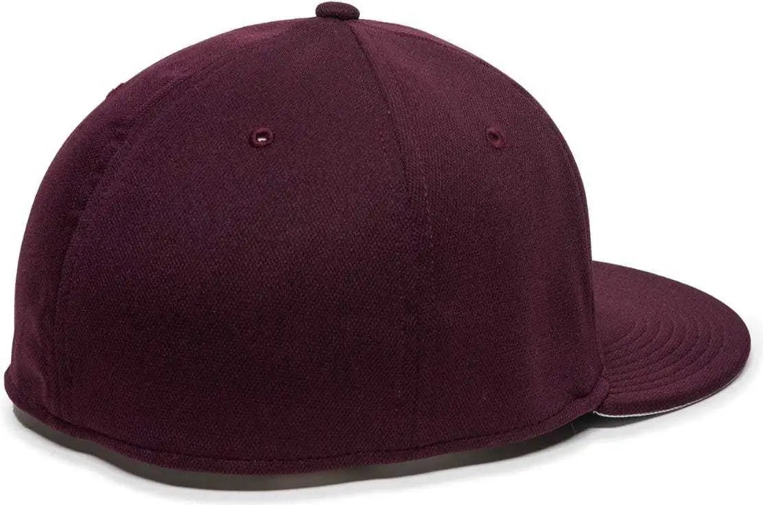 OC Sports TGS1930X Proflex Bamboo Charcoal Flat Visor Cap - Maroon