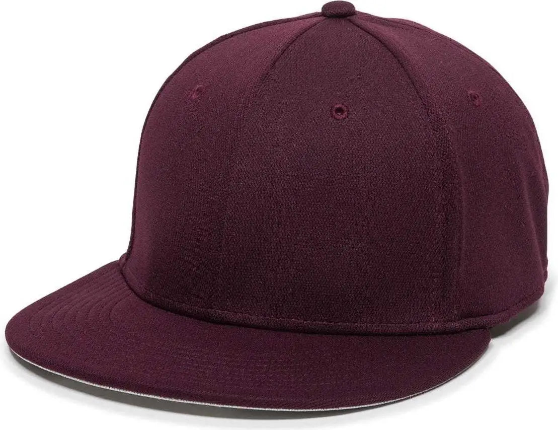 OC Sports TGS1930X Proflex Bamboo Charcoal Flat Visor Cap - Maroon