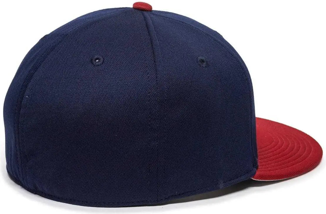 OC Sports TGS1930X Proflex Bamboo Charcoal Flat Visor Cap - Navy Red
