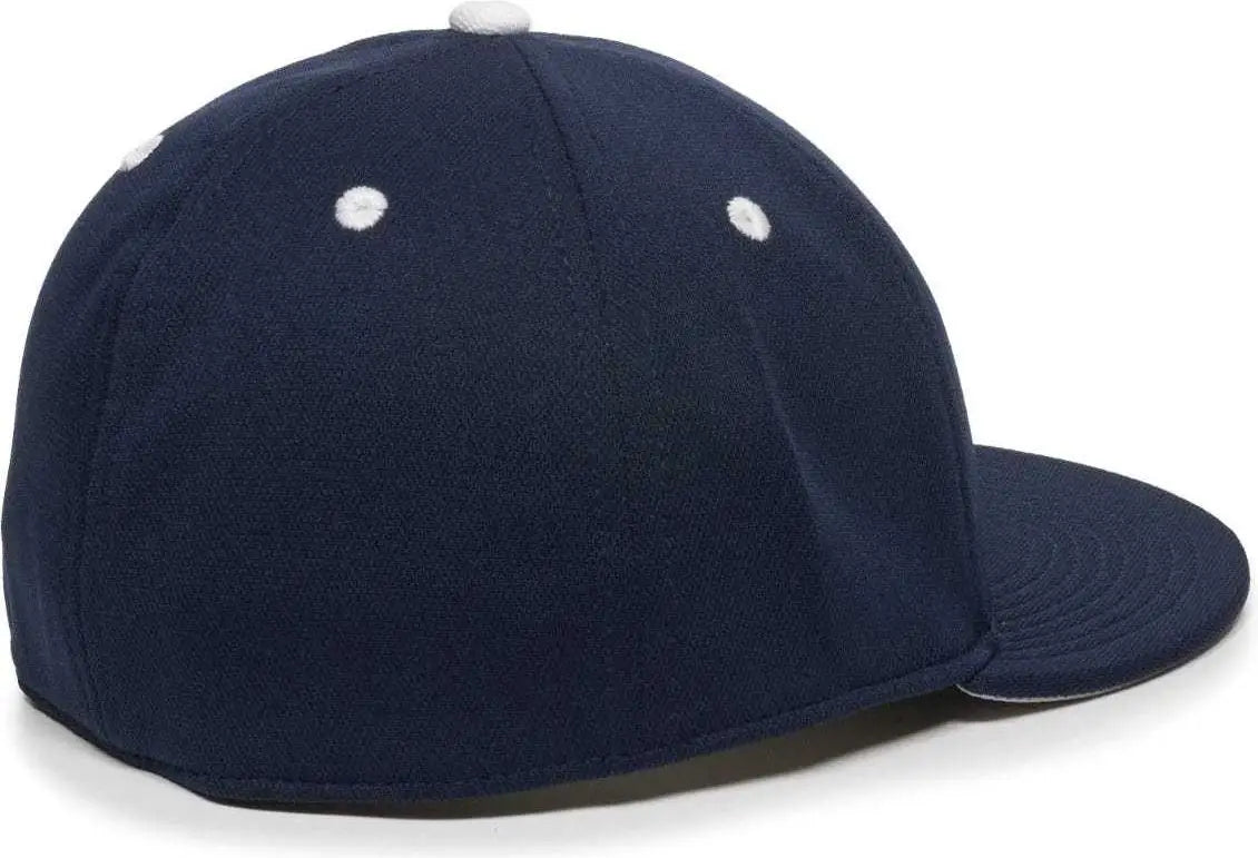 OC Sports TGS1930X Proflex Bamboo Charcoal Flat Visor Cap - Navy White
