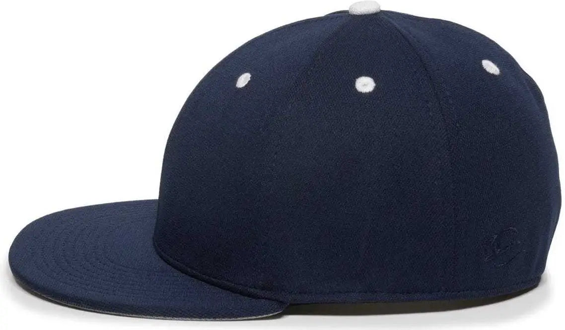 OC Sports TGS1930X Proflex Bamboo Charcoal Flat Visor Cap - Navy White