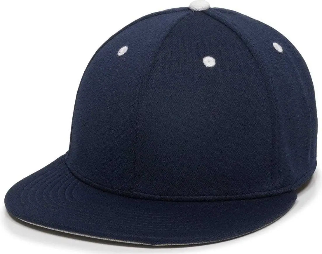 OC Sports TGS1930X Proflex Bamboo Charcoal Flat Visor Cap - Navy White