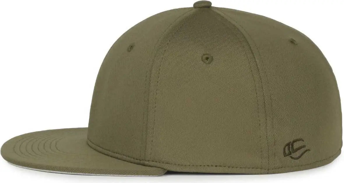 OC Sports TGS1930X Proflex Bamboo Charcoal Flat Visor Cap - Olive
