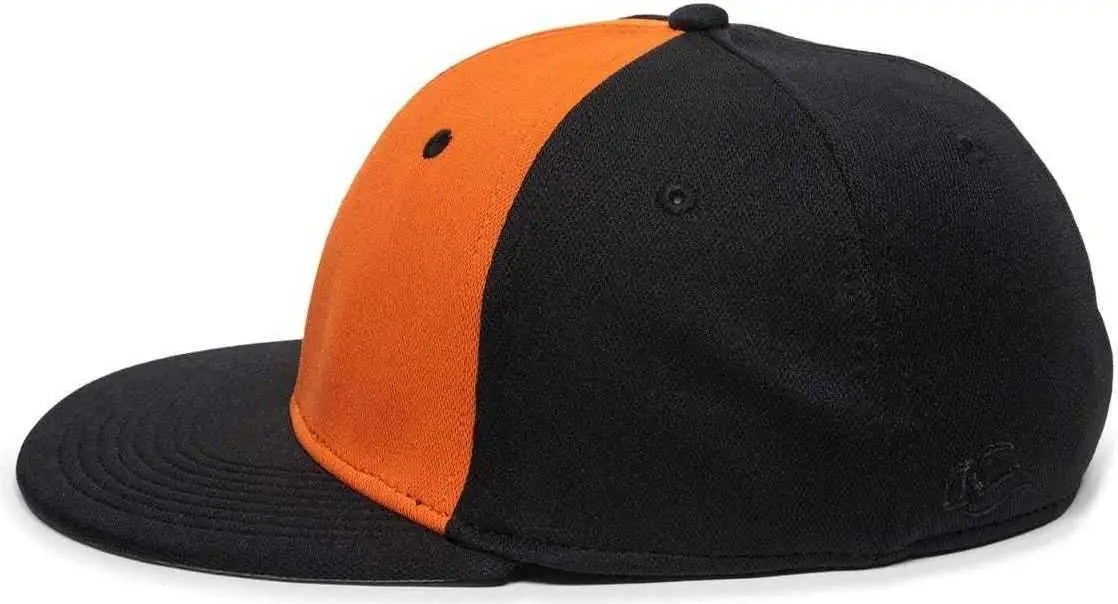 OC Sports TGS1930X Proflex Bamboo Charcoal Flat Visor Cap - Orange Bk
