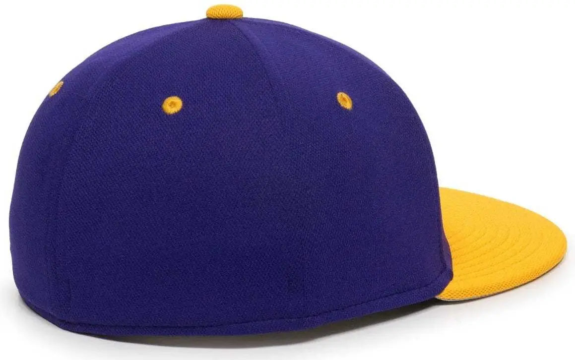 OC Sports TGS1930X Proflex Bamboo Charcoal Flat Visor Cap - Purple Gold