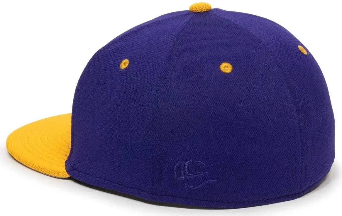 OC Sports TGS1930X Proflex Bamboo Charcoal Flat Visor Cap - Purple Gold