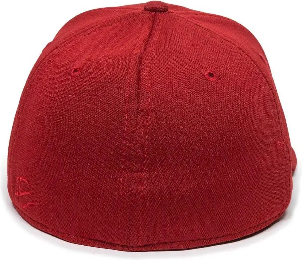 OC Sports TGS1930X Proflex Bamboo Charcoal Flat Visor Cap - Red
