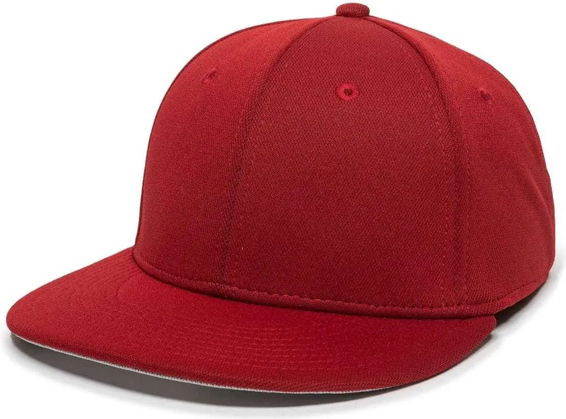 OC Sports TGS1930X Proflex Bamboo Charcoal Flat Visor Cap - Red