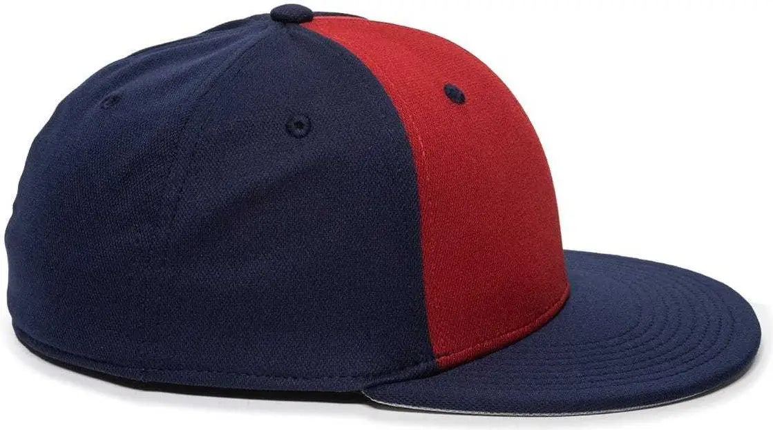 OC Sports TGS1930X Proflex Bamboo Charcoal Flat Visor Cap - Red Navy