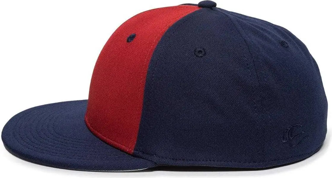 OC Sports TGS1930X Proflex Bamboo Charcoal Flat Visor Cap - Red Navy