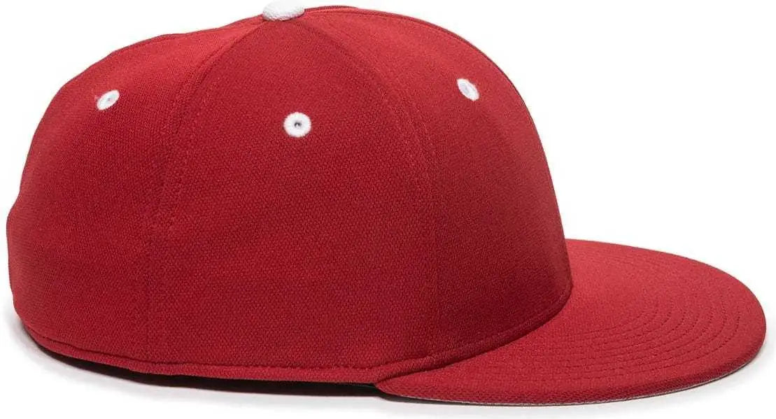OC Sports TGS1930X Proflex Bamboo Charcoal Flat Visor Cap - Red White