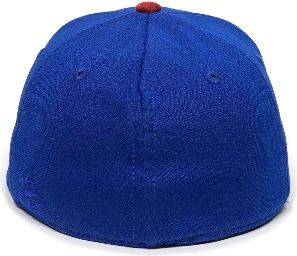 OC Sports TGS1930X Proflex Bamboo Charcoal Flat Visor Cap - Royal Red