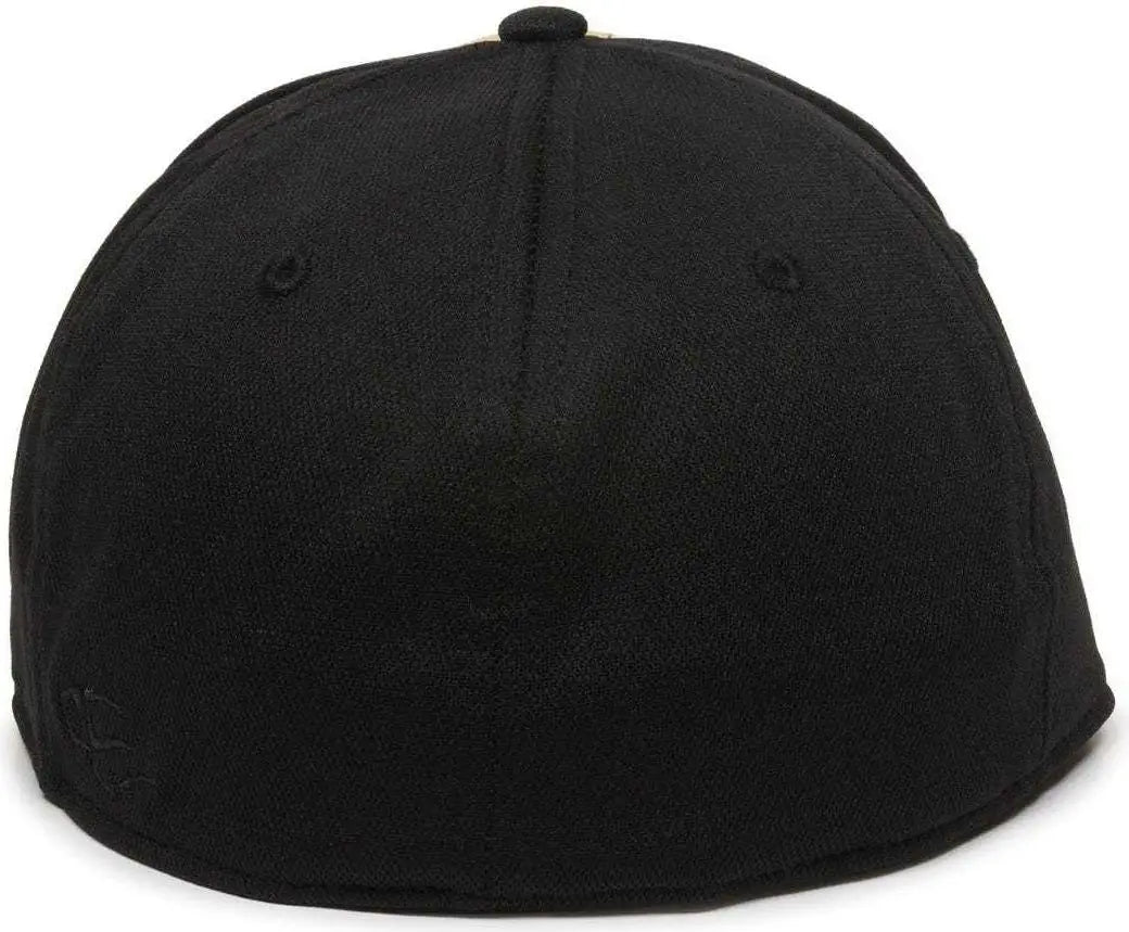 OC Sports TGS1930X Proflex Bamboo Charcoal Flat Visor Cap - V Gd Black