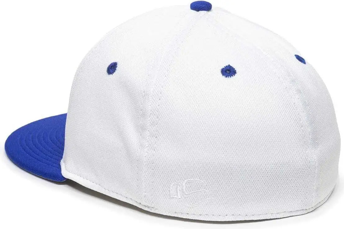 OC Sports TGS1930X Proflex Bamboo Charcoal Flat Visor Cap - Wh Royal