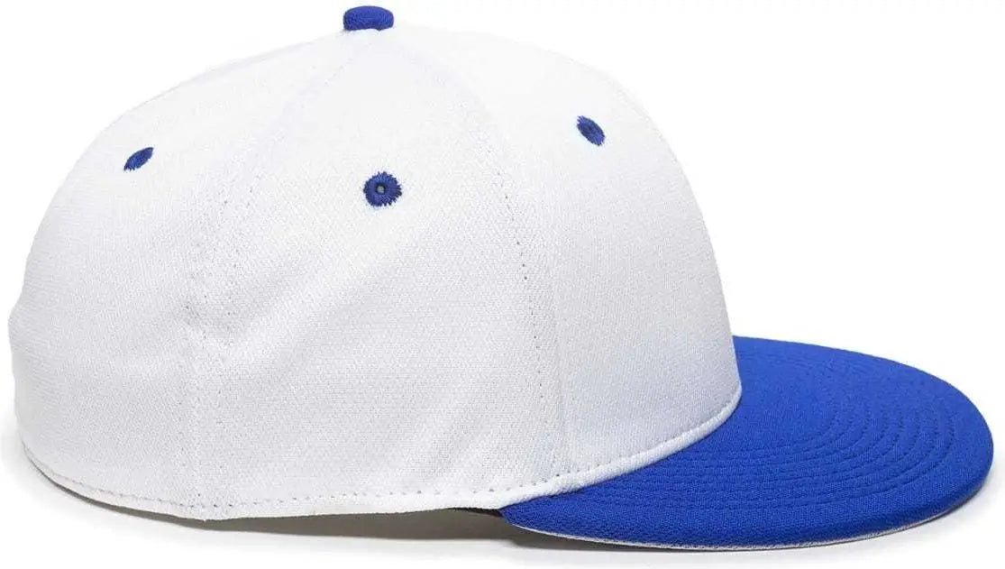 OC Sports TGS1930X Proflex Bamboo Charcoal Flat Visor Cap - Wh Royal