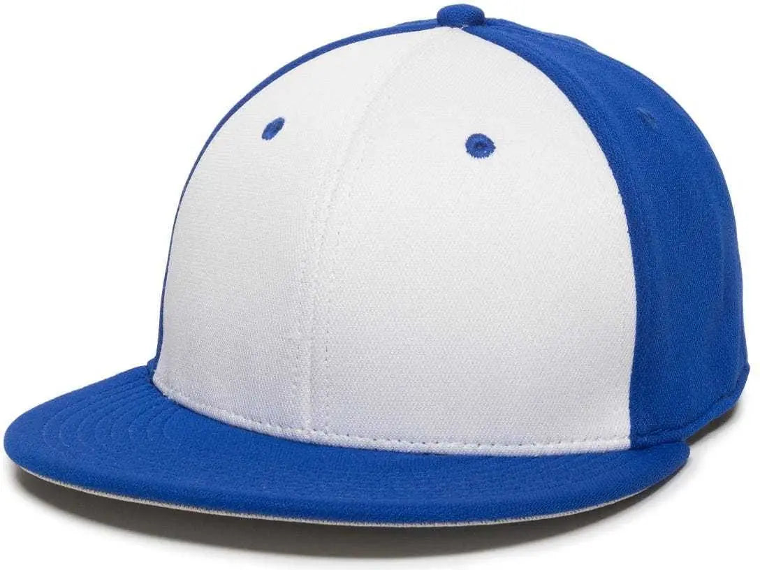 OC Sports TGS1930X Proflex Bamboo Charcoal Flat Visor Cap - Wh Ry Ry