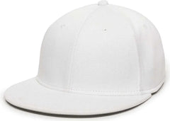 OC Sports TGS1930X Proflex Bamboo Charcoal Flat Visor Cap - White