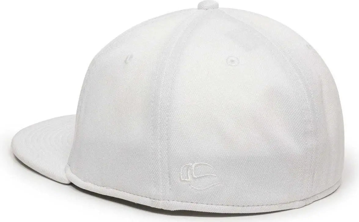 OC Sports TGS1930X Proflex Bamboo Charcoal Flat Visor Cap - White