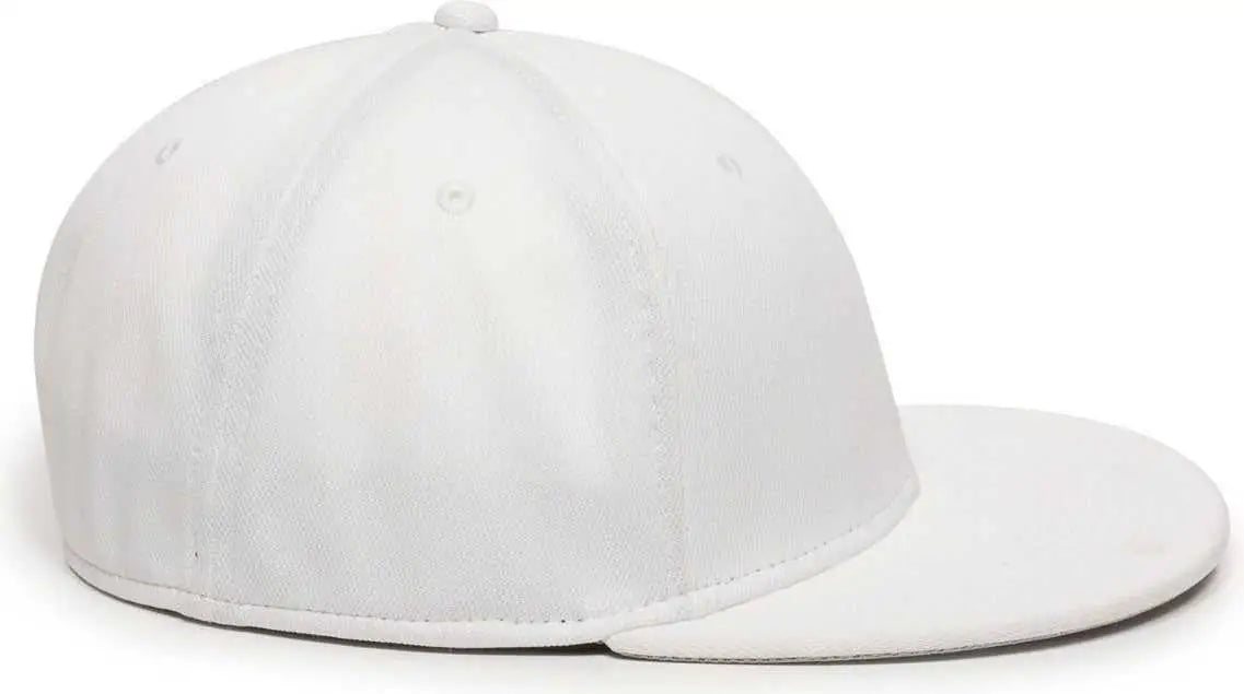 OC Sports TGS1930X Proflex Bamboo Charcoal Flat Visor Cap - White