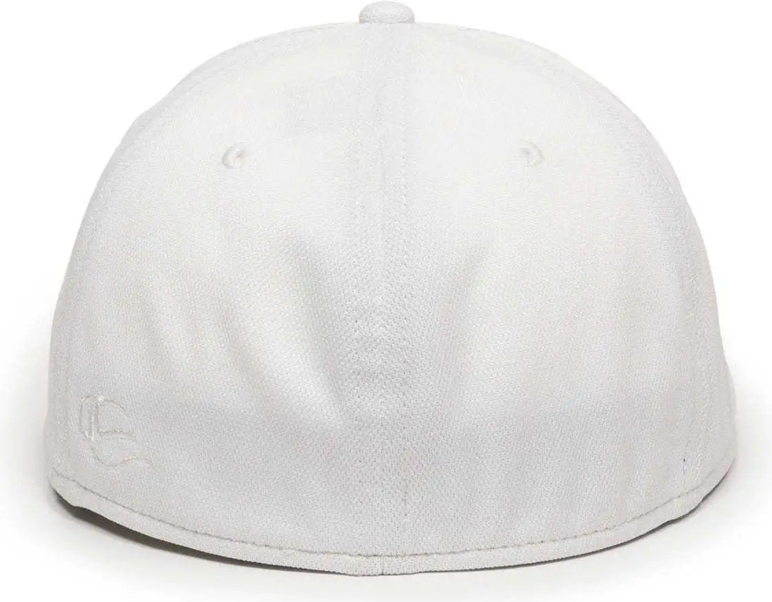 OC Sports TGS1930X Proflex Bamboo Charcoal Flat Visor Cap - White