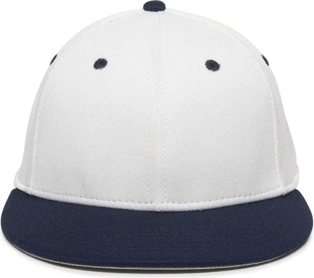 OC Sports TGS1930X Proflex Bamboo Charcoal Flat Visor Cap - White Navy