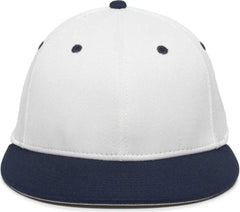 OC Sports TGS1930X Proflex Bamboo Charcoal Flat Visor Cap - White Navy
