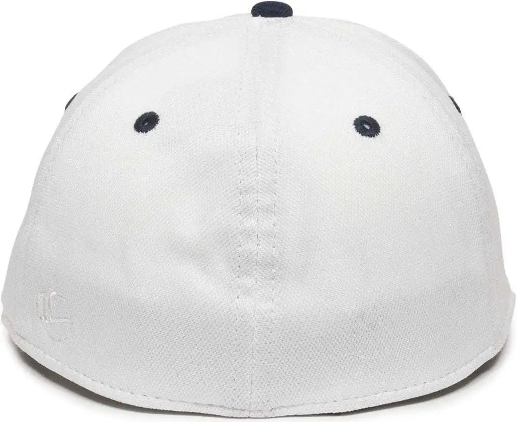 OC Sports TGS1930X Proflex Bamboo Charcoal Flat Visor Cap - White Navy