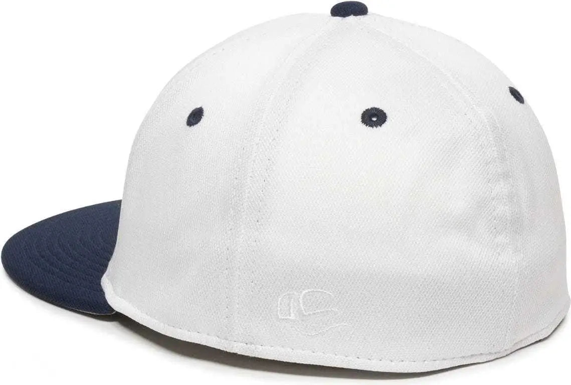 OC Sports TGS1930X Proflex Bamboo Charcoal Flat Visor Cap - White Navy