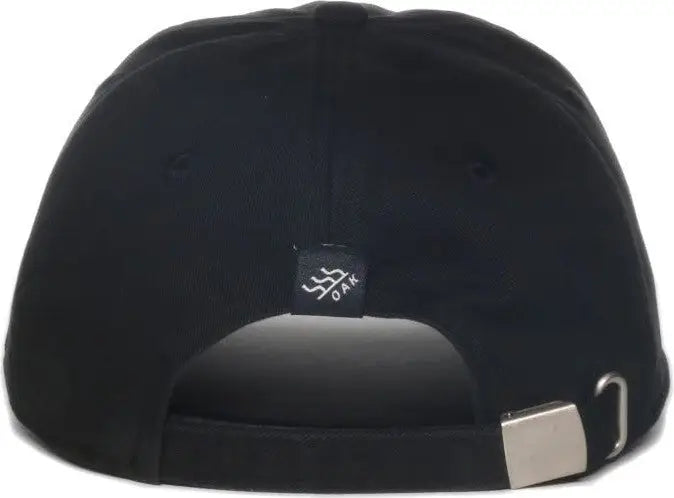 OC Sports TREK Woven Label Scout Patc Cap - Black - Black / 6 7/8’’ - 7 1/2’’