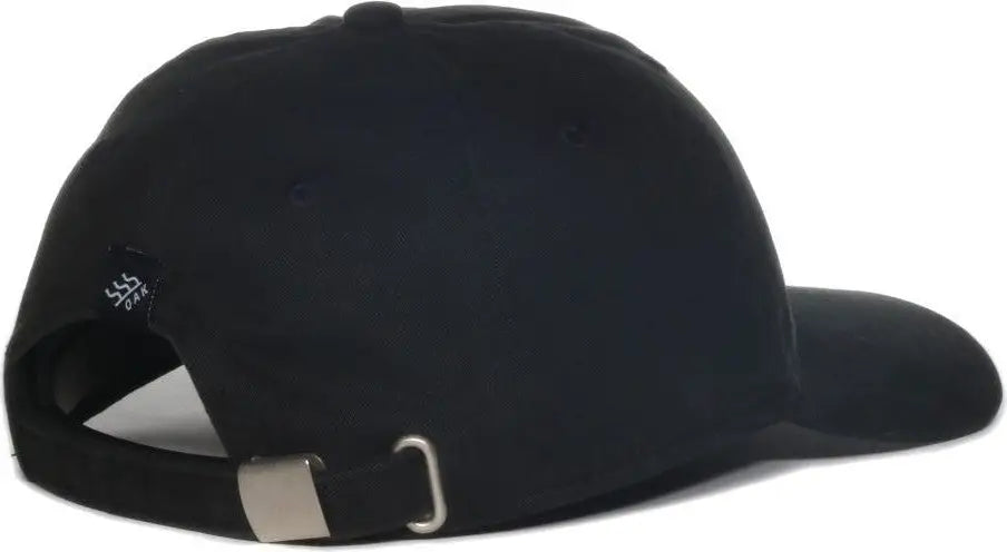 OC Sports TREK Woven Label Scout Patc Cap - Black - Black / 6 7/8’’ - 7 1/2’’