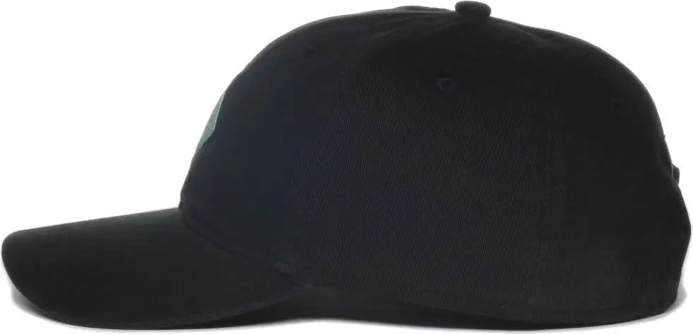 OC Sports TREK Woven Label Scout Patc Cap - Black - Black / 6 7/8’’ - 7 1/2’’