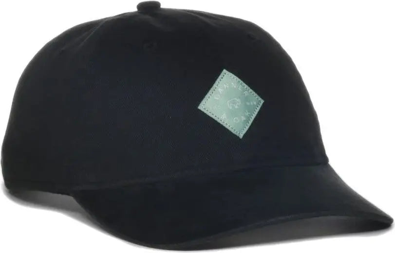 OC Sports TREK Woven Label Scout Patc Cap - Black - Black / 6 7/8’’ - 7 1/2’’
