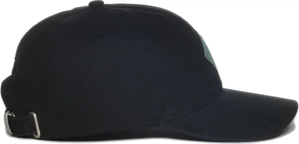 OC Sports TREK Woven Label Scout Patc Cap - Black - Black / 6 7/8’’ - 7 1/2’’