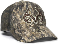 OC Sports TRT85A Heavy Washed Camo Mesh Back Cap - Realtree Timber - Realtree / 6 7/8’’ - 7 1/2’’