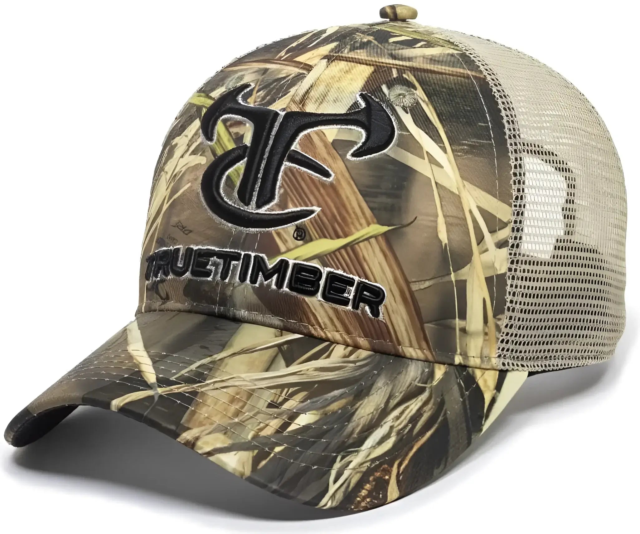 OC Sports TRU01A TrueTimber Mesh Back Cap - TrueTimber DRT Khaki - TrueTimber DRT Khaki / 6 7/8’’ - 7 1/2’’