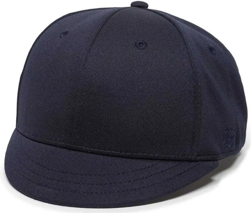 OC Sports UC-550SB Umpires Adjustable Short-Bill Plate Cap - Dark Navy - Navy / 6 7/8’’ - 7 1/2’’