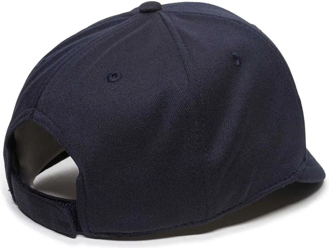 OC Sports UC-550SB Umpires Adjustable Short-Bill Plate Cap - Dark Navy - Navy / 6 7/8’’ - 7 1/2’’