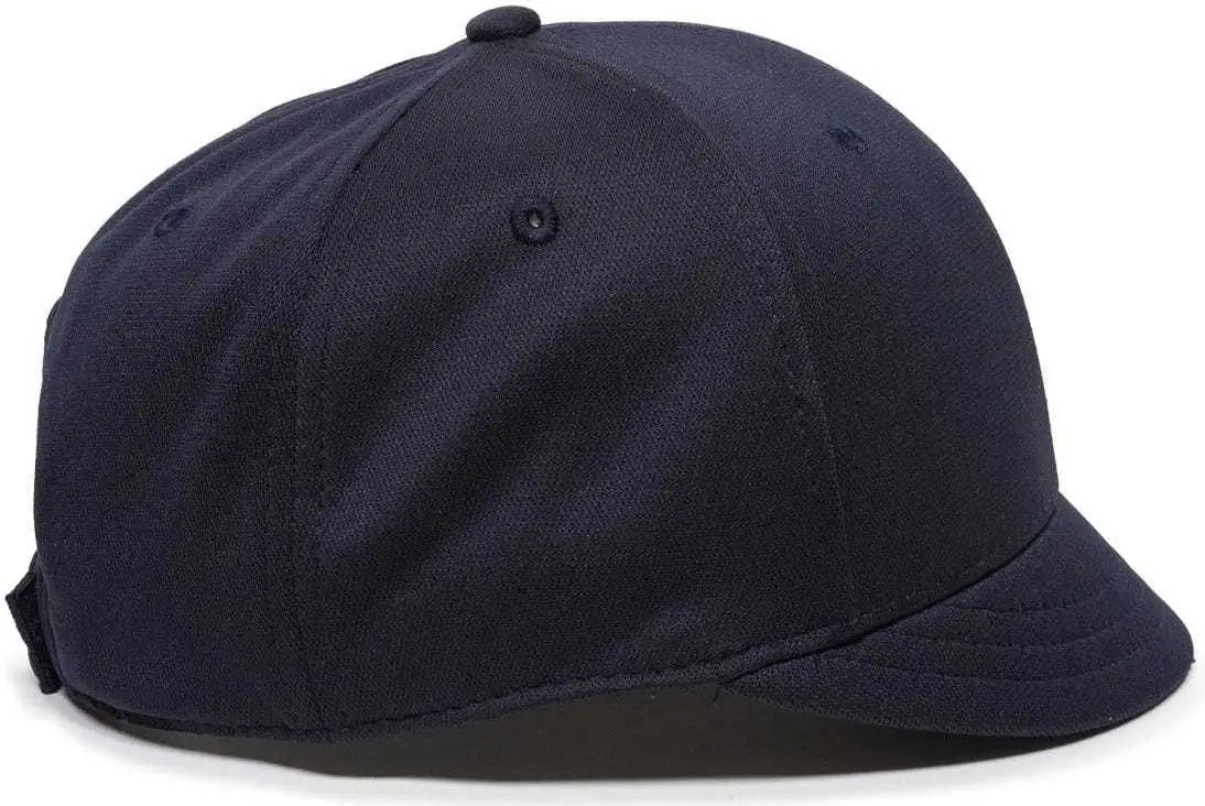 OC Sports UC-550SB Umpires Adjustable Short-Bill Plate Cap - Dark Navy - Navy / 6 7/8’’ - 7 1/2’’