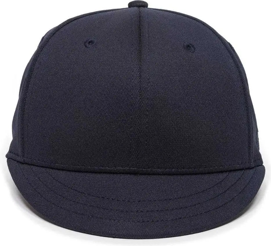 OC Sports UC-550SB Umpires Adjustable Short-Bill Plate Cap - Dark Navy - Navy / 6 7/8’’ - 7 1/2’’