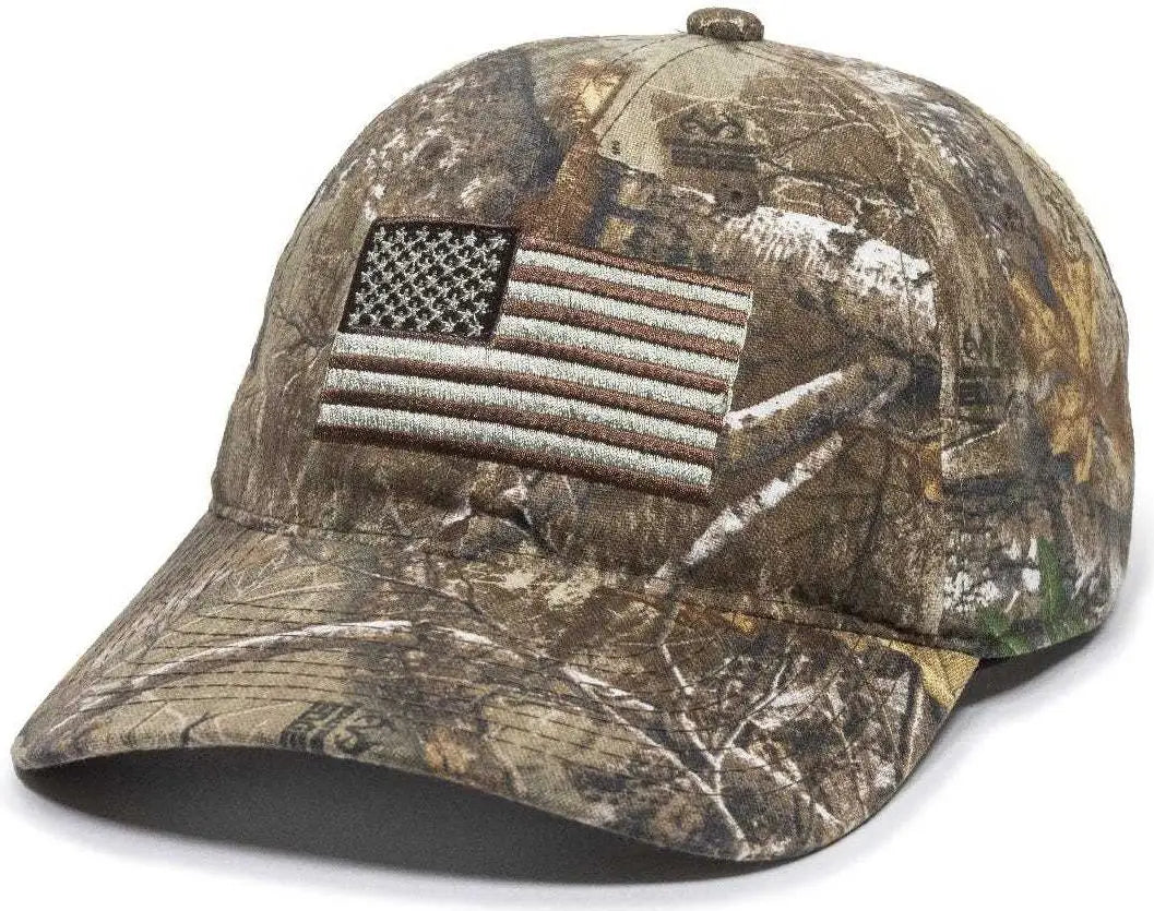 OC Sports USA-200 Adjustable Cap - Realtree Edge - Realtree Edge / 6 7/8’’ - 7 1/2’’