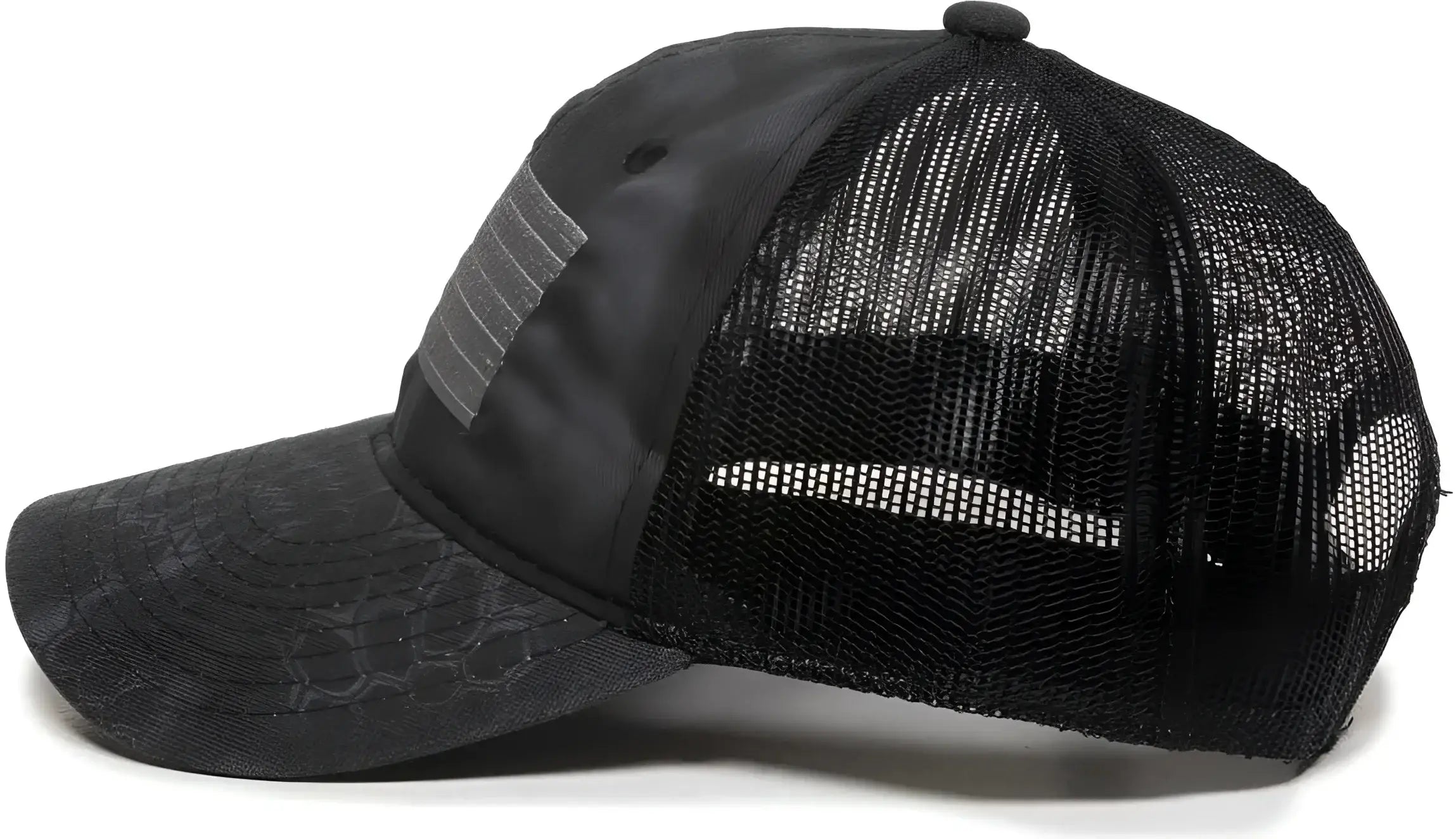 OC Sports USA-200M Adjustable Mesh Back Cap - Kryptek Typhon Black - Kryptek Black / 6 7/8’’ - 7 1/2’’