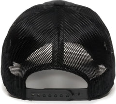 OC Sports USA-200M Adjustable Mesh Back Cap - Kryptek Typhon Black - Kryptek Black / 6 7/8’’ - 7 1/2’’