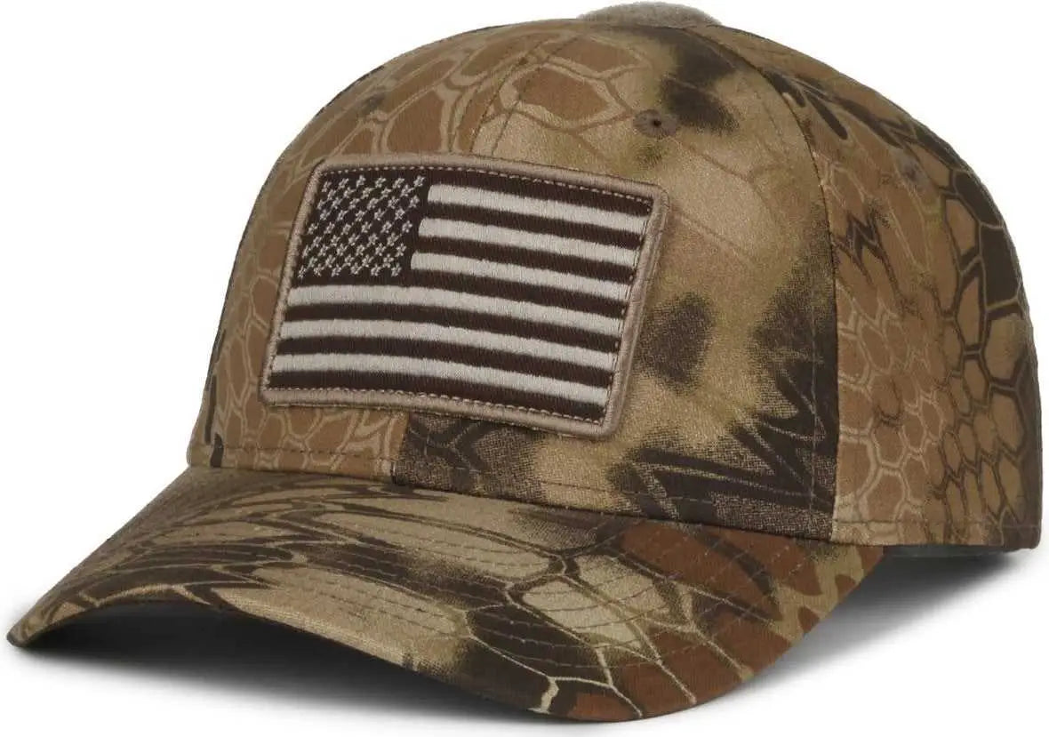 OC Sports USA-200V Adjustable No Button Cap - Kryptek Highlander - Kryptek / 6 7/8’’ - 7 1/2’’