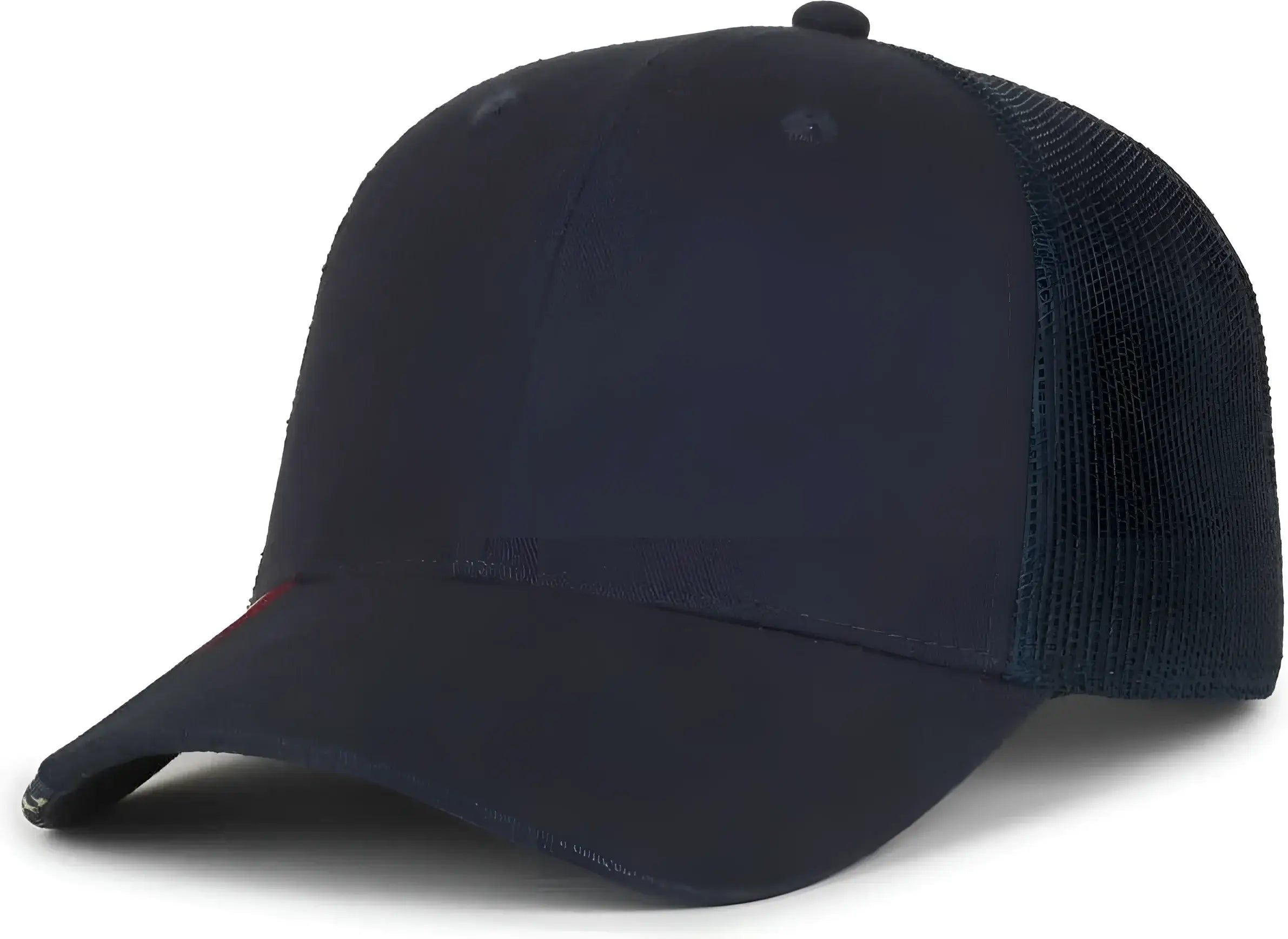 OC Sports USA-300M Brushed Twill with Flag Visor Insert Cap - Navy Navy - Navy / OSFM