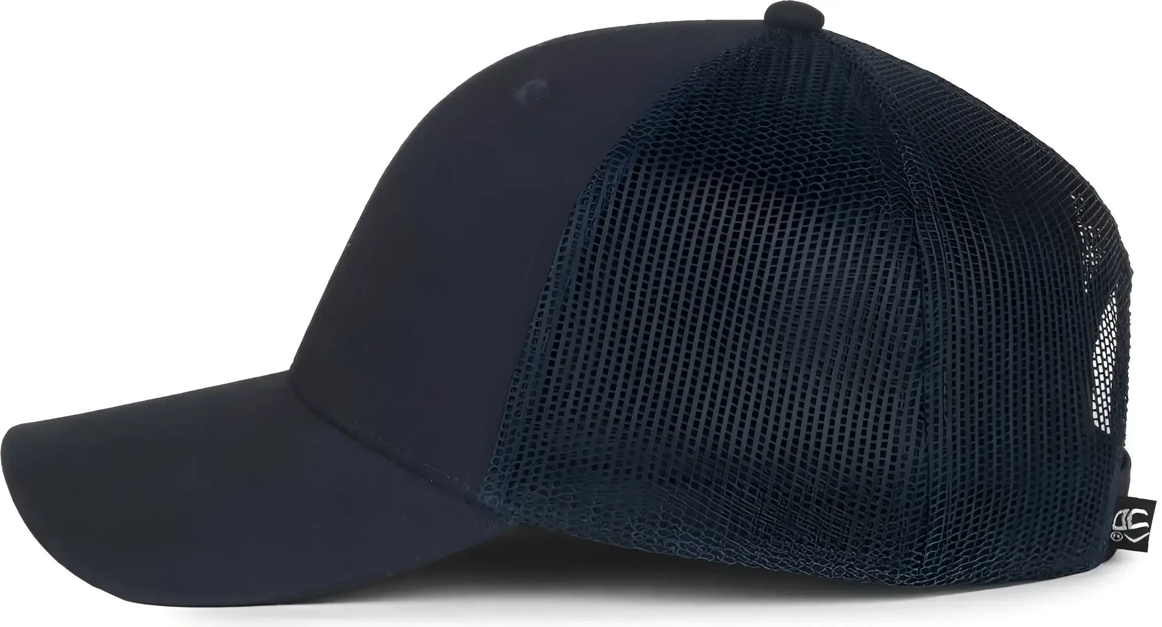 OC Sports USA-300M Brushed Twill with Flag Visor Insert Cap - Navy Navy - Navy / OSFM