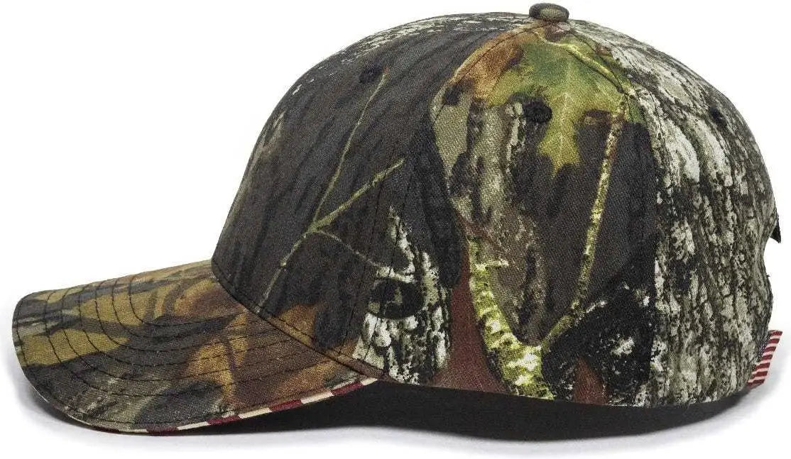 OC Sports USA-350 Adjustable Cap - Mossy Oak Break-Up - Mossy Oak Break-Up / 6 7/8’’ - 7 1/2’’